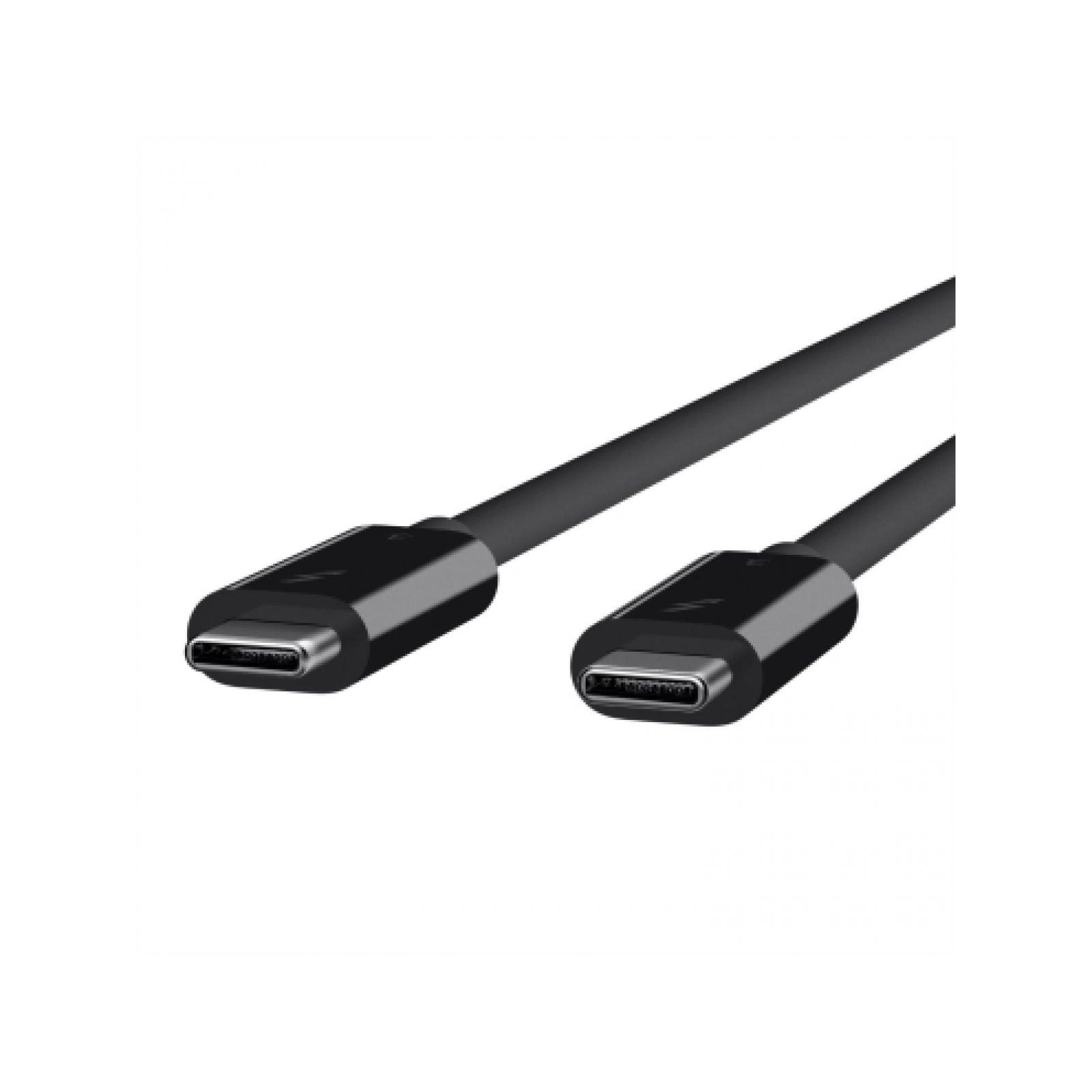 Дата кабель USB-C to USB-C 2.0m Thunderbolt™ 3 100W Belkin (F2CD085BT2M-BLK) зображення 3