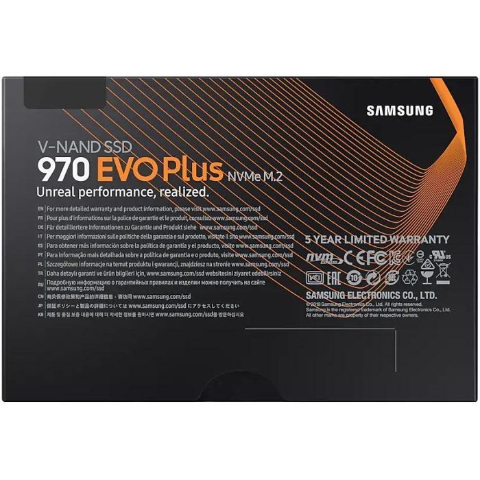 Накопитель SSD M.2 2280 1TB 970 EVO Plus Samsung (MZ-V7S1T0BW) изображение 6
