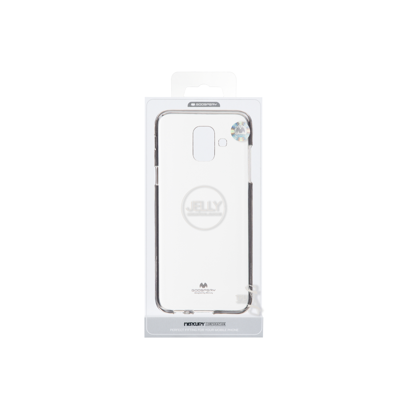Чехол для мобильного телефона Goospery Transparent Jelly Samsung Galaxy A6 A600 Transparent (8809610533227) изображение 3