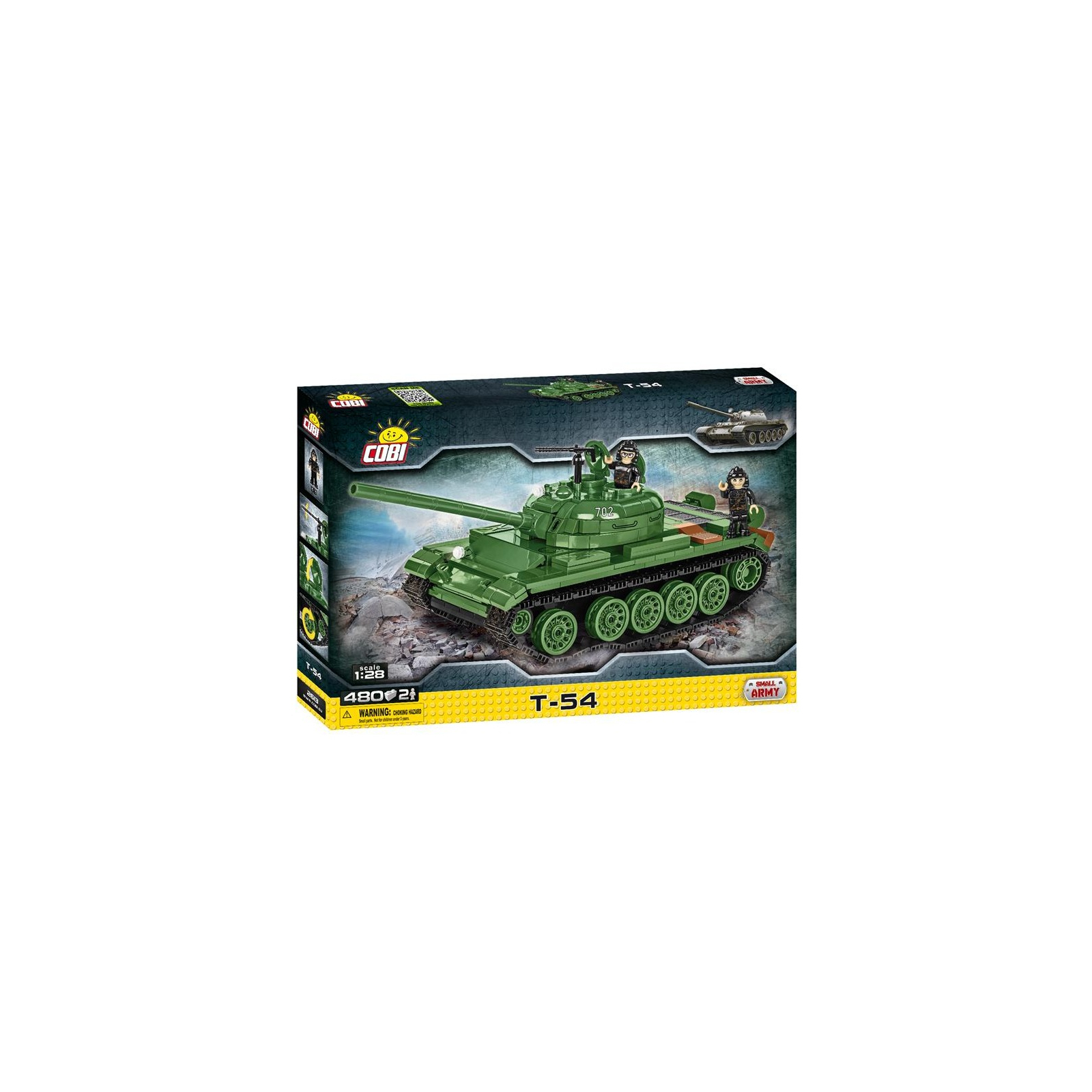 Конструктор Cobi Танк Т-54 480 деталей (5902251026134)