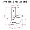Вытяжка кухонная Perfelli DNS 6383 B 750 BL LED Strip изображение 6