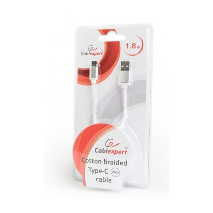 Дата кабель USB 2.0 AM to Type-C 1.8m Cablexpert (CCB-mUSB2B-AMCM-6-G) изображение 3