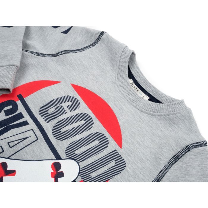 Набор детской одежды Breeze "GOOD SKATE" (13263-98B-gray) изображение 7