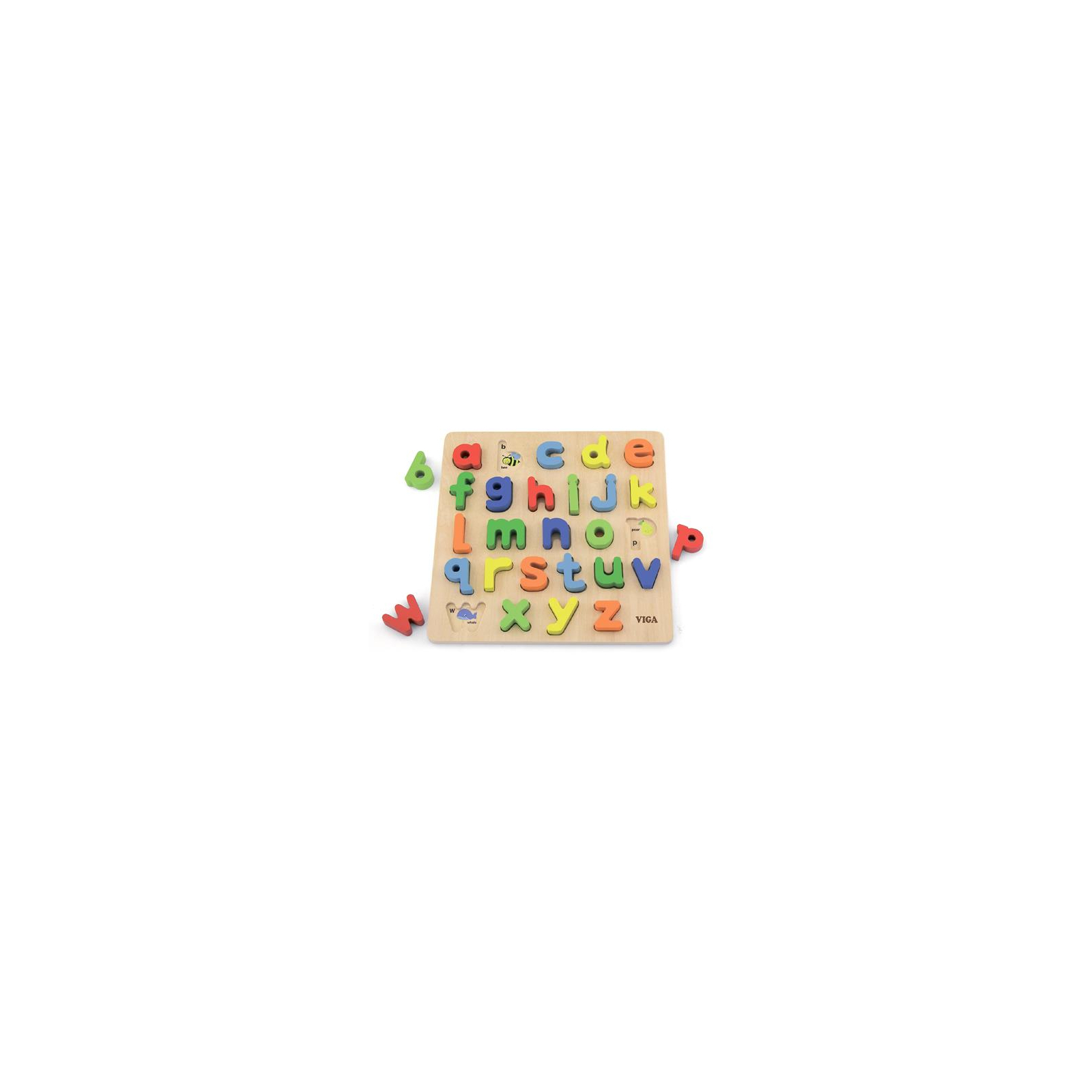 Развивающая игрушка Viga Toys Пазл Строчная буква алфавита (50125) изображение 2