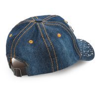 Кепка детская Kitti со стразами (Y9320-6-G-darkblue) изображение 3