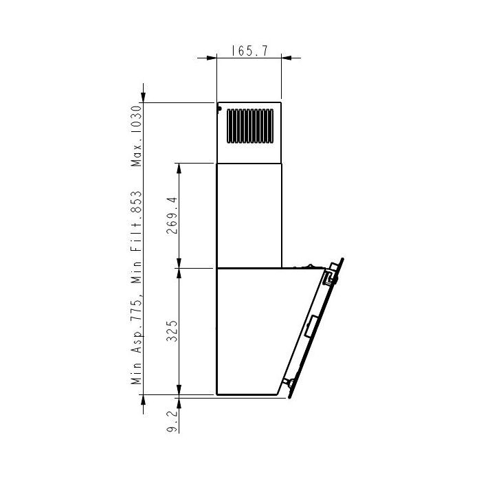 Витяжка кухонна Elica LIXA BL/A/60 (LIXABL/A/60) зображення 4