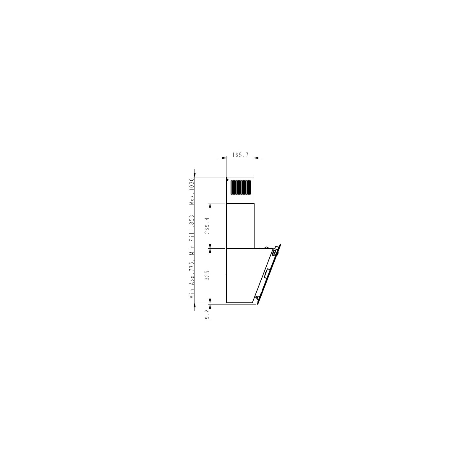 Вытяжка кухонная Elica LIXA BL/A/60 (LIXABL/A/60) изображение 4
