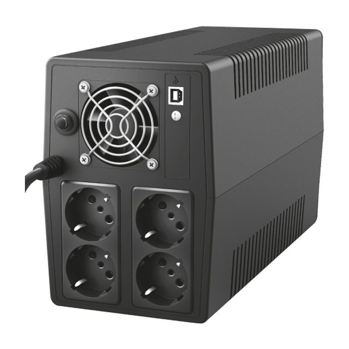 Пристрій безперебійного живлення Trust Paxxon 1000VA UPS 4 Outlets (23504_TRUST) зображення 4