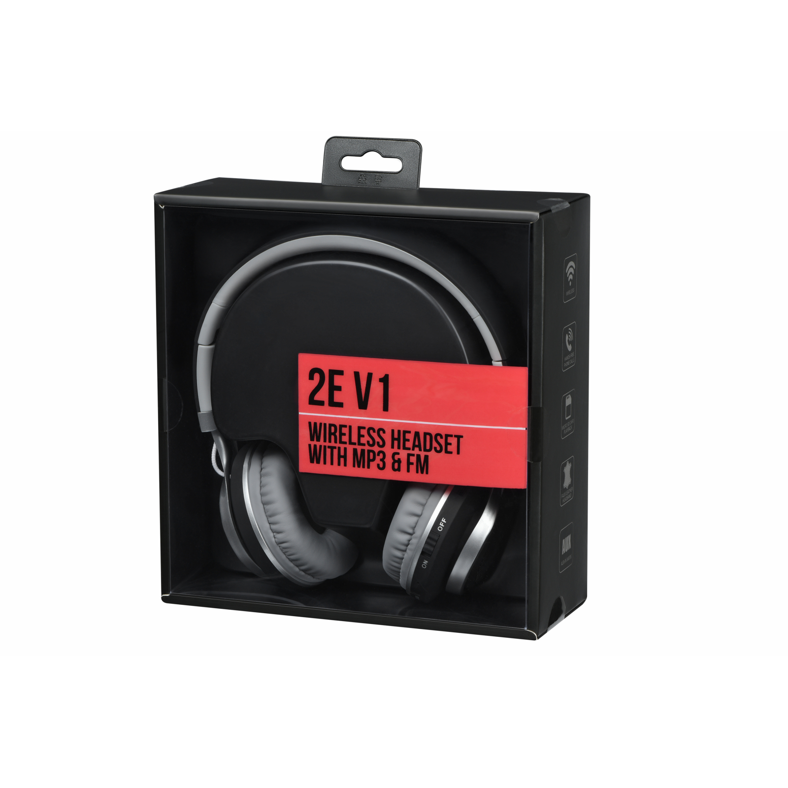 Навушники 2E V1 ComboWay ExtraBass Wireless Black (2E-OEV1WBK) зображення 7