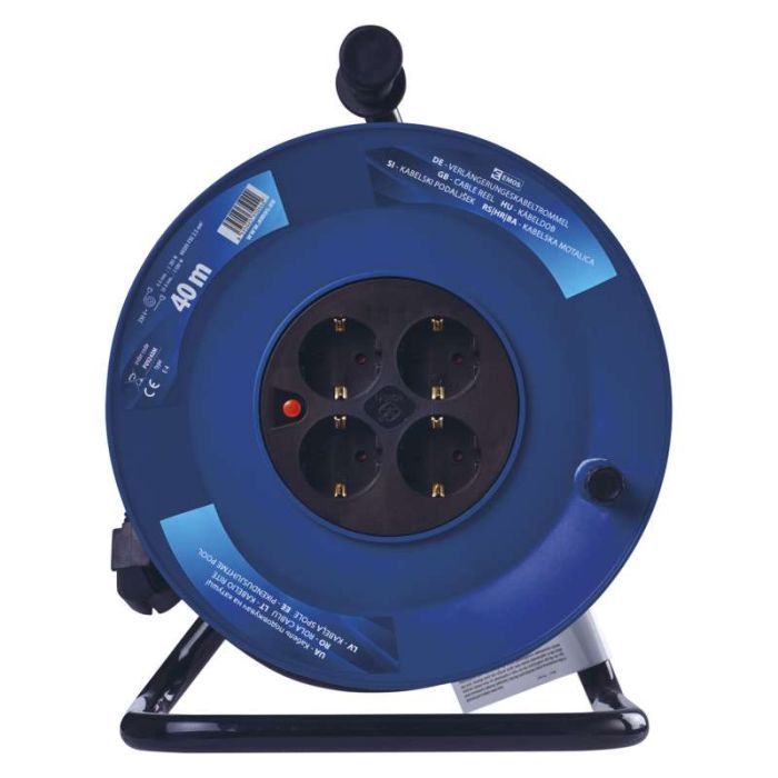 Сетевой удлинитель EMOS катушка 4 роз., 40 м (P09240M)