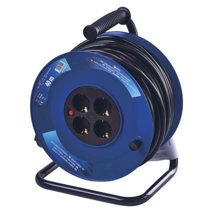 Сетевой удлинитель EMOS катушка 4 роз., 40 м (P09240M) изображение 2