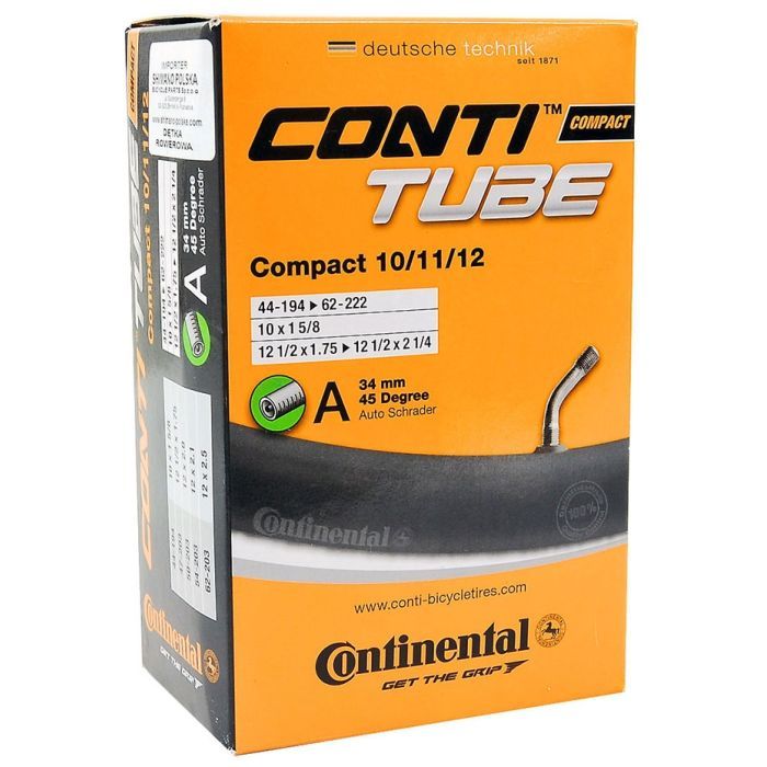 Велосипедная камера Continental Compact 10/11/12" 44-194 / 62-222 RE AV34mm (182211)