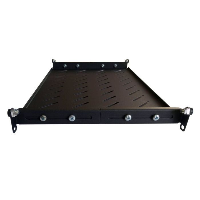 Полка 19" Hypernet 1U глуб. 400мм, в шкафы глубиной 600мм, цвет черный (U-FS-60-BLACK) изображение 3