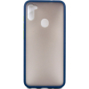 Чехол для мобильного телефона Dengos Matt Samsung Galaxy M11, blue (DG-TPU-MATT-48) (DG-TPU-MATT-48)