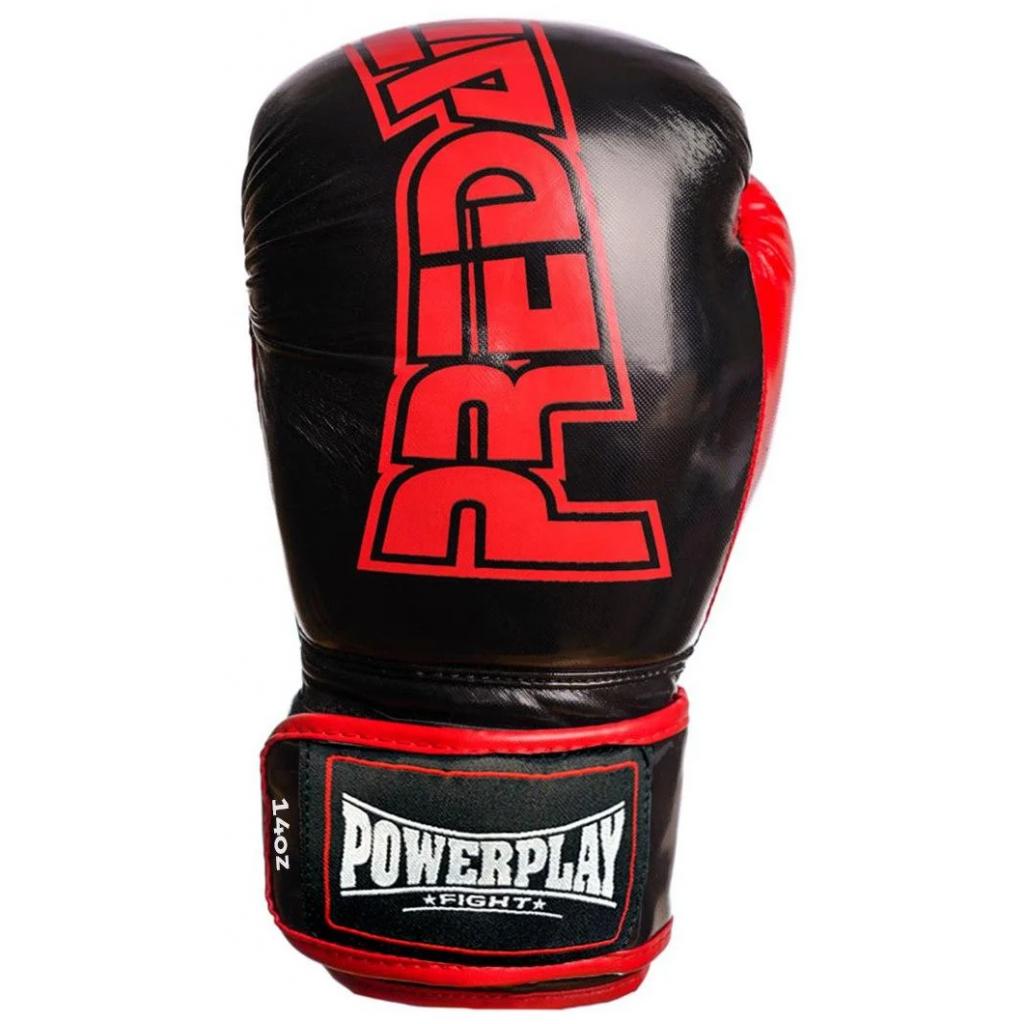 Боксерские перчатки PowerPlay 3017 16oz Black (PP_3017_16oz_Black) изображение 3