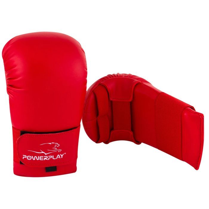Перчатки для карате PowerPlay 3027 Червоні L (PP_3027_L_Red) изображение 2