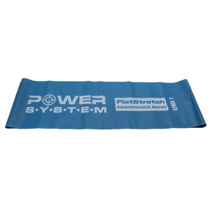 Еспандер Power System PS-4121 Flat Stretch Band Level 1 Blue (PS_4121_Blue) зображення 2