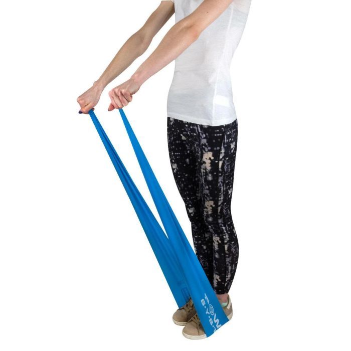 Еспандер Power System PS-4121 Flat Stretch Band Level 1 Blue (PS_4121_Blue) зображення 4