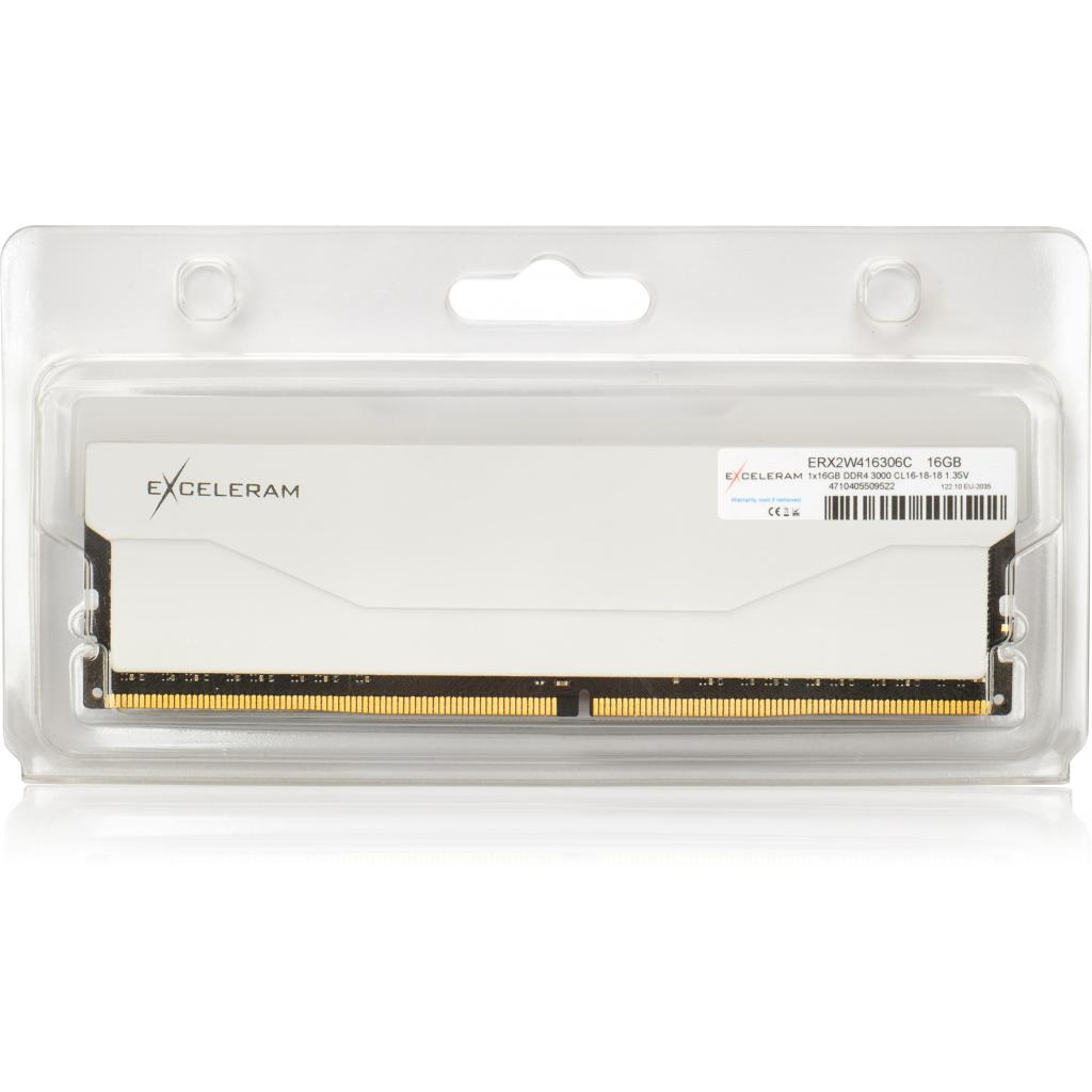 Модуль пам'яті для комп'ютера DDR4 16GB 3000 MHz RGB X2 Series White eXceleram (ERX2W416306C) зображення 3