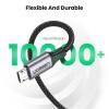 Дата кабель USB 2.0 AM to Micro 5P 1.0m US290 Aluminum Braid Black Ugreen (60146) зображення 6