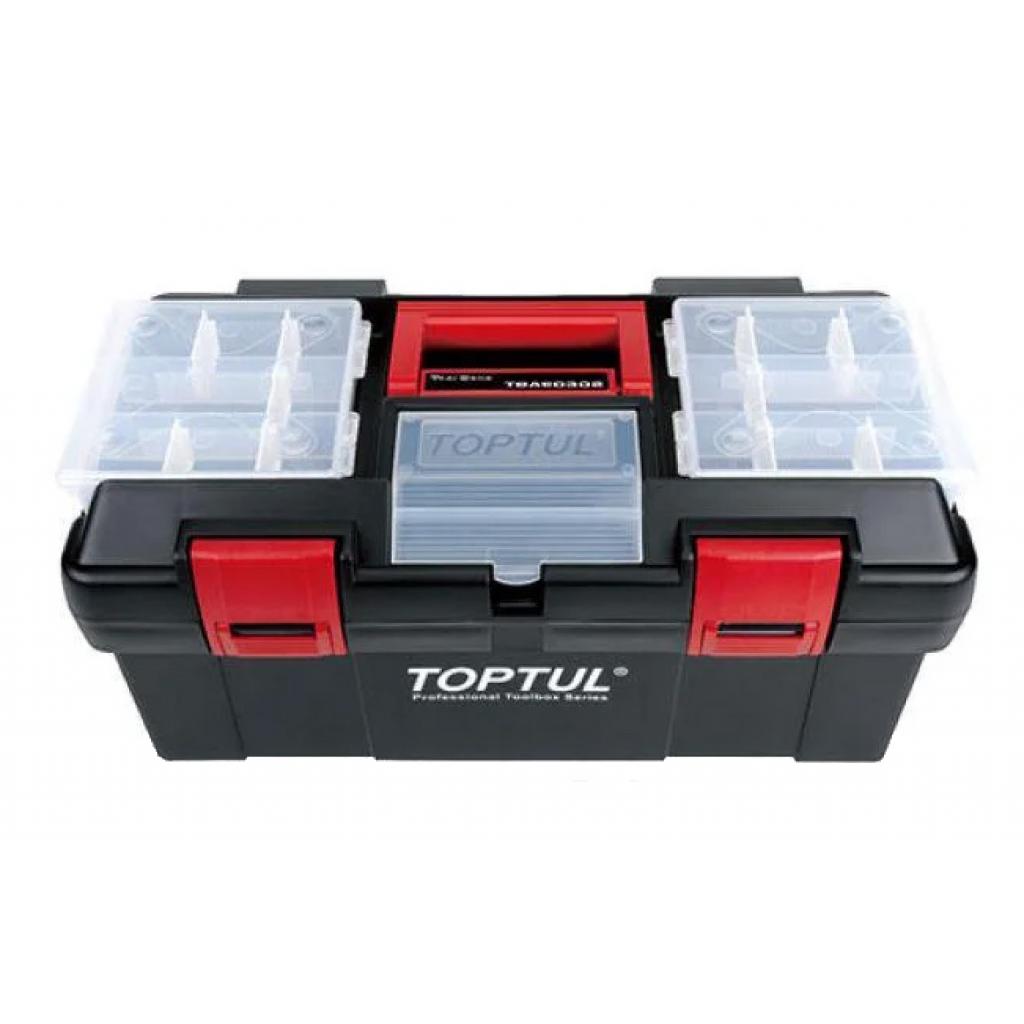 Ящик для інструментів Toptul пластиковий 3 секції 445x240x205 (TBAE0302)