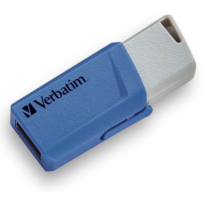 USB флеш накопитель Verbatim 2x32GB Store 'n' Click Red/Blue USB 3.2 (49308) изображение 6