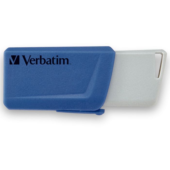USB флеш накопитель Verbatim 2x32GB Store 'n' Click Red/Blue USB 3.2 (49308) изображение 7