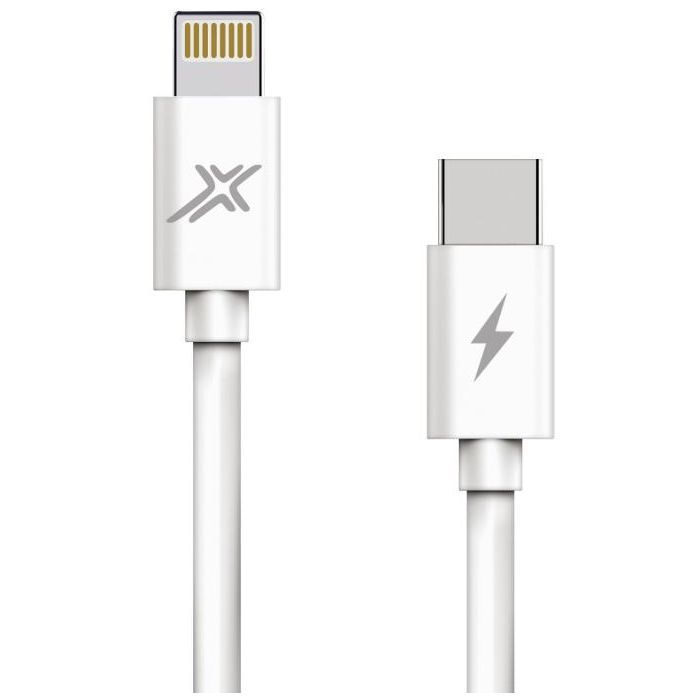 Дата кабель USB-C to Lightning 1.2m white Grand-X (CL-07)