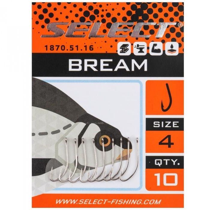 Гачок Select Bream 10 (10 шт/уп) (1870.51.13) зображення 2