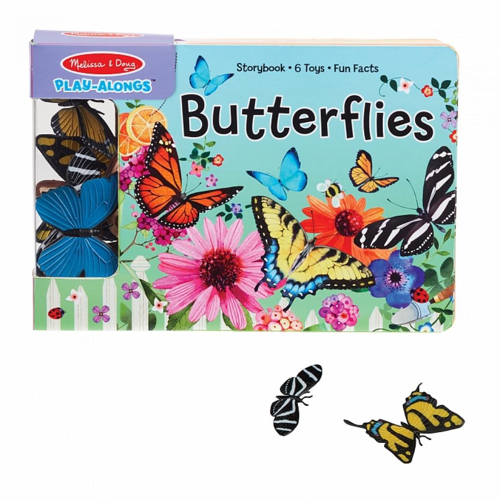 Развивающая игрушка Melissa&Doug книга с фигурками бабочек (MD31281) изображение 2