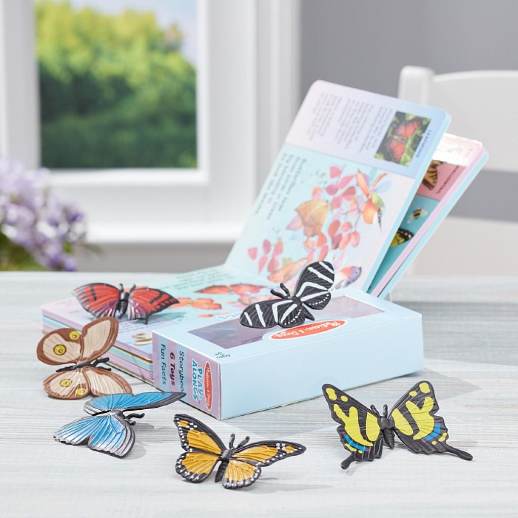 Розвиваюча іграшка Melissa&Doug книга з фігурками метеликів (MD31281) зображення 4