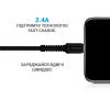 Дата кабель USB 2.0 AM to Lightning 1.0m Denim Grey MakeFuture (MCB-LD2GR) зображення 3