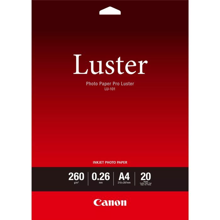 Фотопапір Canon A4 Luster LU-101 20л (6211B006)