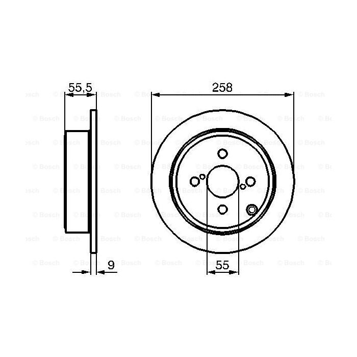 Гальмівний диск Bosch 0 986 479 086 зображення 5