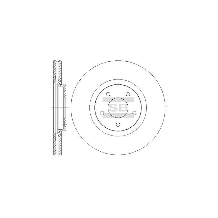 Гальмівний диск HI-Q SD4239