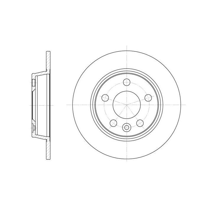 Тормозной диск REMSA 6453.00