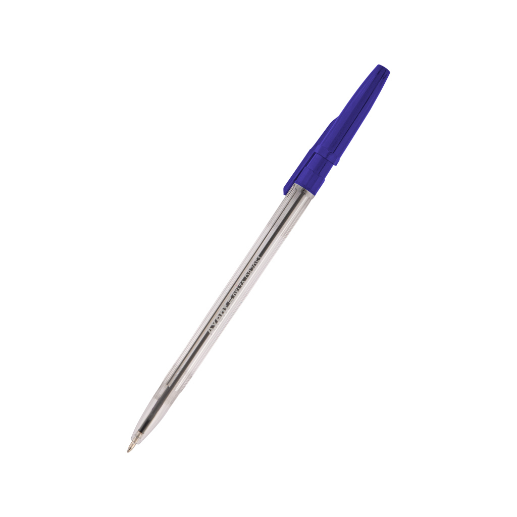 Ручка шариковая Delta by Axent Синяя 0.7 мм Прозрачный корпус (DB2051-02)