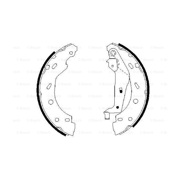 Гальмівні колодки Bosch 0 986 487 600 зображення 5
