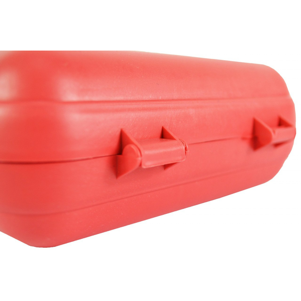 Автомобільна аптечка Poputchik згідно ТУ футляр пластиковий червоний 165х135х65 (02-001-П) зображення 4