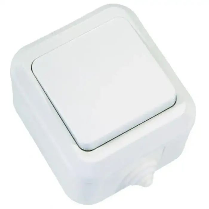 Перемикач MAKEL IP44белая (18303)