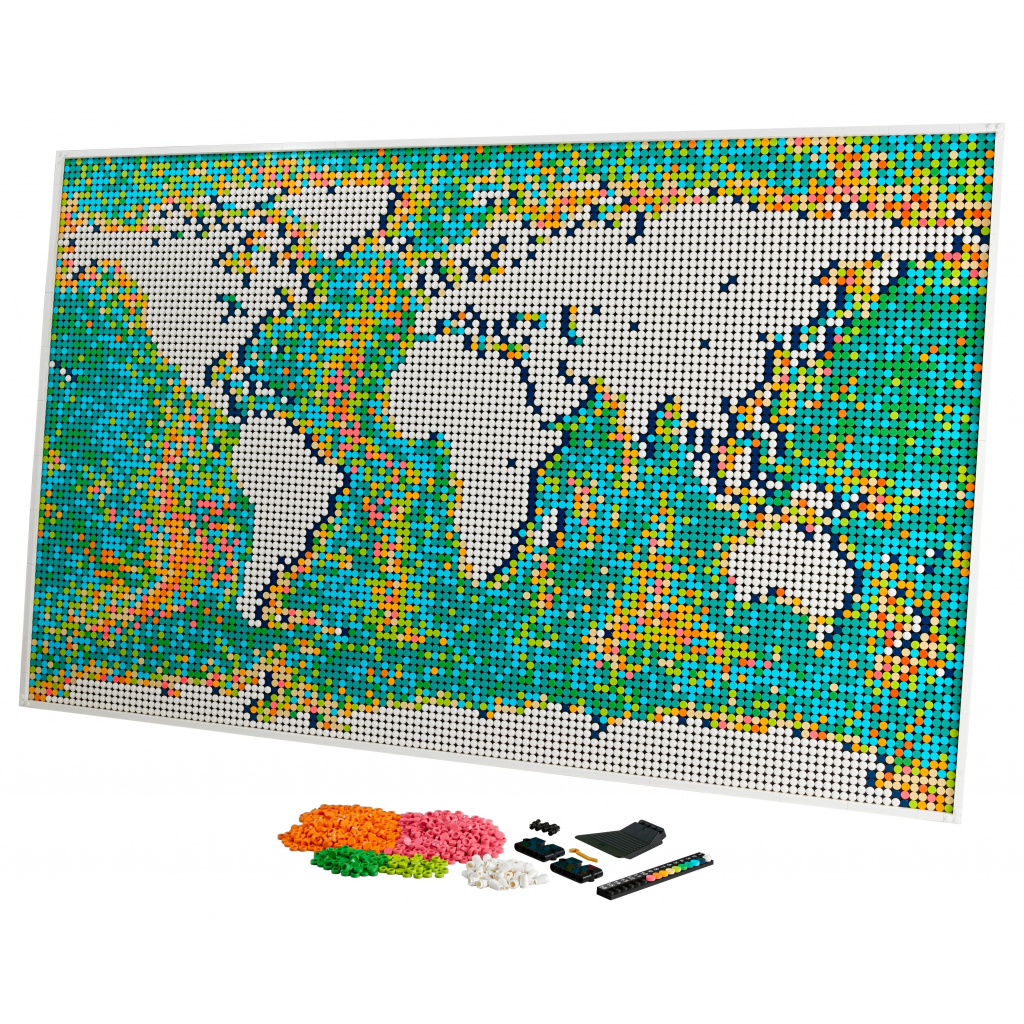 Конструктор LEGO Art Карта світу 11695 деталей (31203) зображення 2