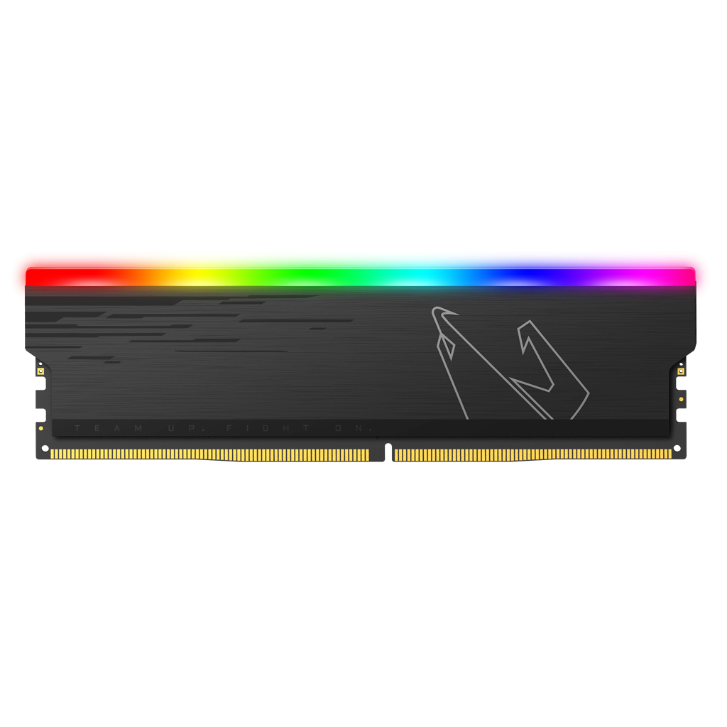 Модуль памяти для компьютера DDR4 16GB (2x8GB) 3733 MHz AORUS RGB Memory boost GIGABYTE (GP-ARS16G37) изображение 4