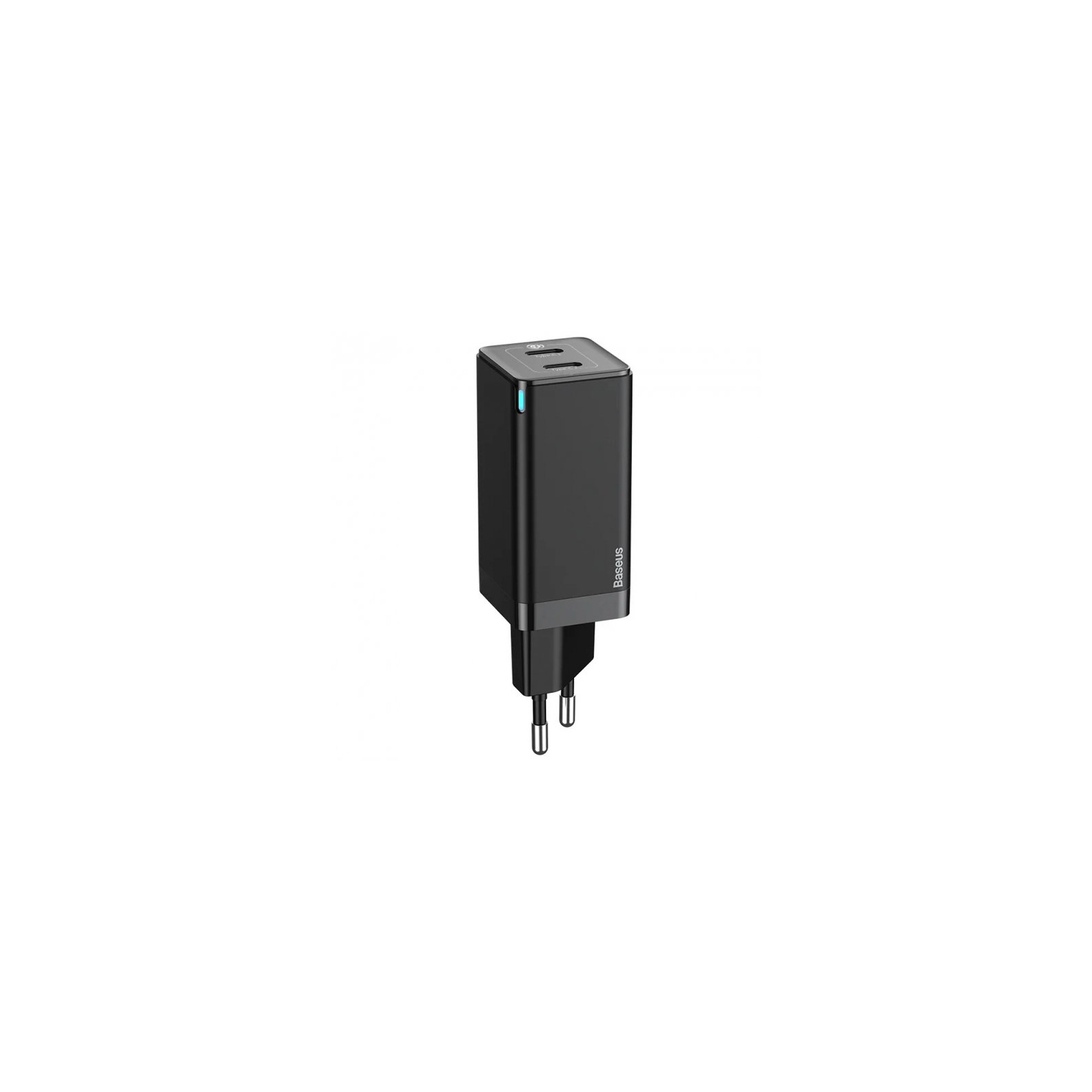 Зарядний пристрій Baseus GaN2 QC C+C 45W + Cable Type-C 100W black (CCGAN-M01) зображення 2