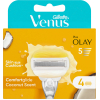 Змінні касети Gillette Venus ComfortGlide Olay З ароматом кокосу 4 шт. (7702018267651) зображення 2