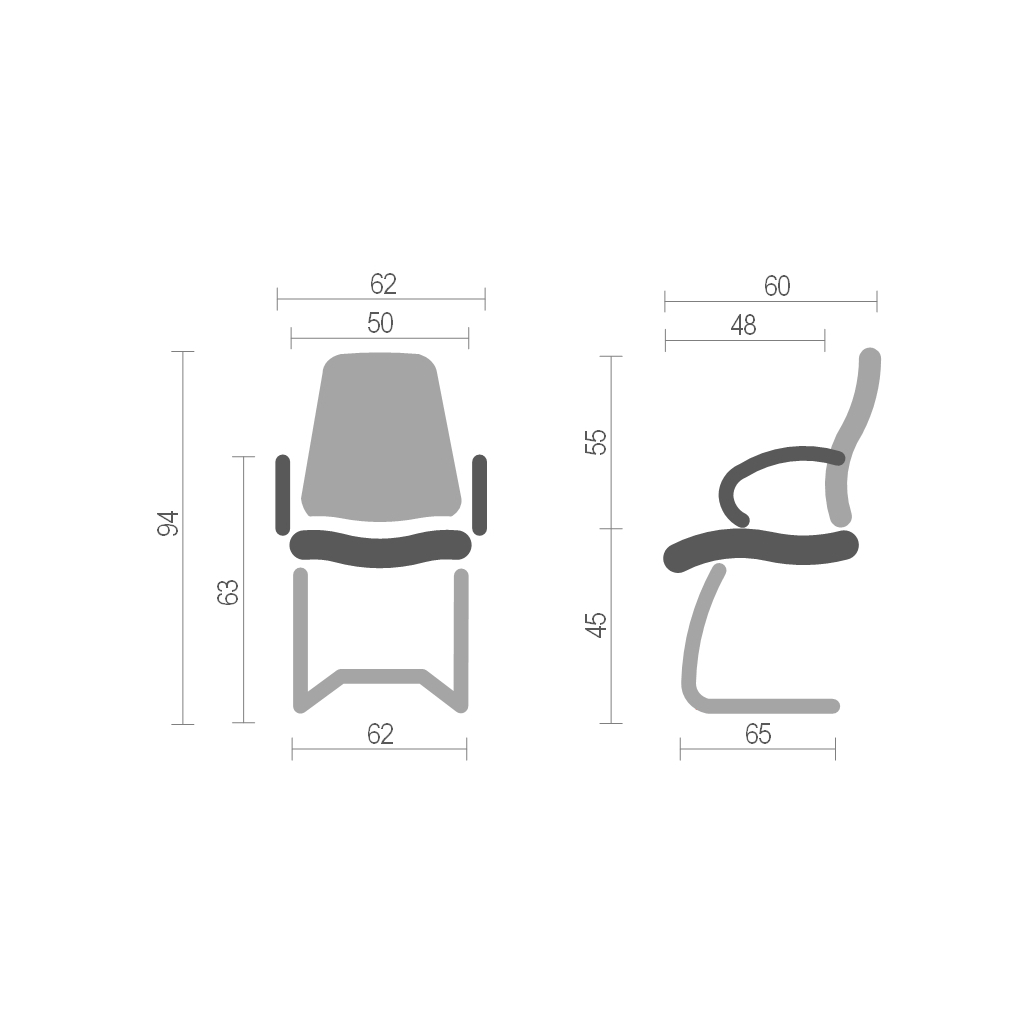 Офісне крісло Аклас Спрінг CH CF Бежеве (01579) зображення 4