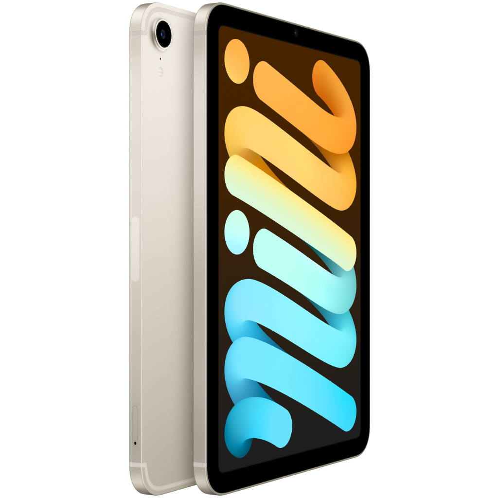 Планшет Apple iPad mini 2021 Wi-Fi + LTE 64GB, Starlight (MK8C3RK/A) зображення 4