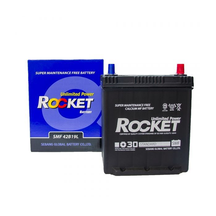 Аккумулятор автомобильный ROCKET 40Ah (SMF 42B19L)