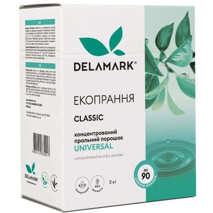 Стиральный порошок DeLaMark Universal 3 кг (4820152330017)
