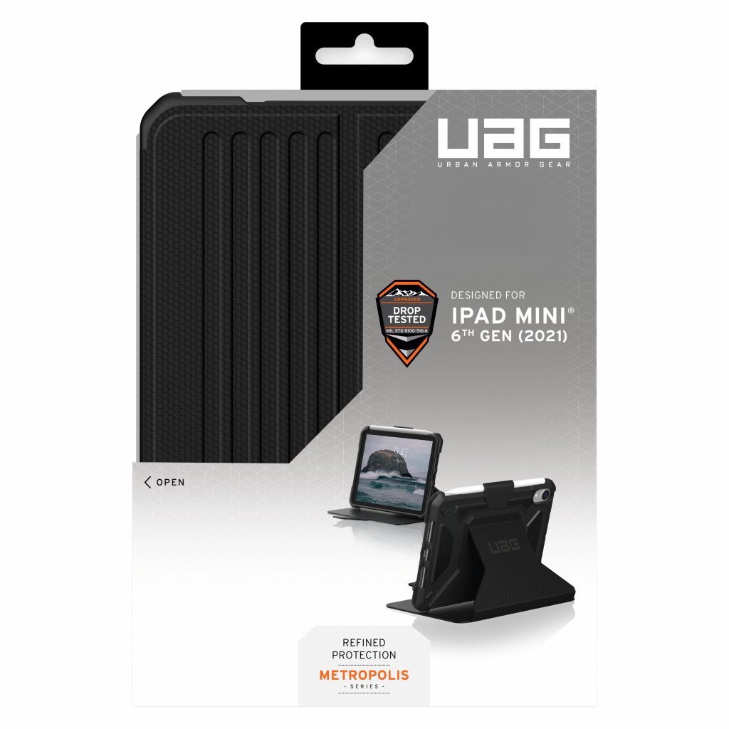 Чохол до планшета UAG Apple iPad mini (2021) Lucent, Black (12328N314040) зображення 7