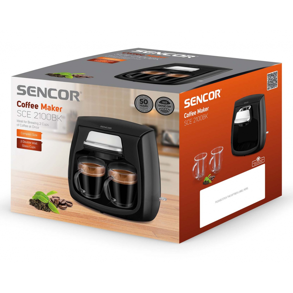 Капельная кофеварка Sencor SCE 2100BK изображение 9